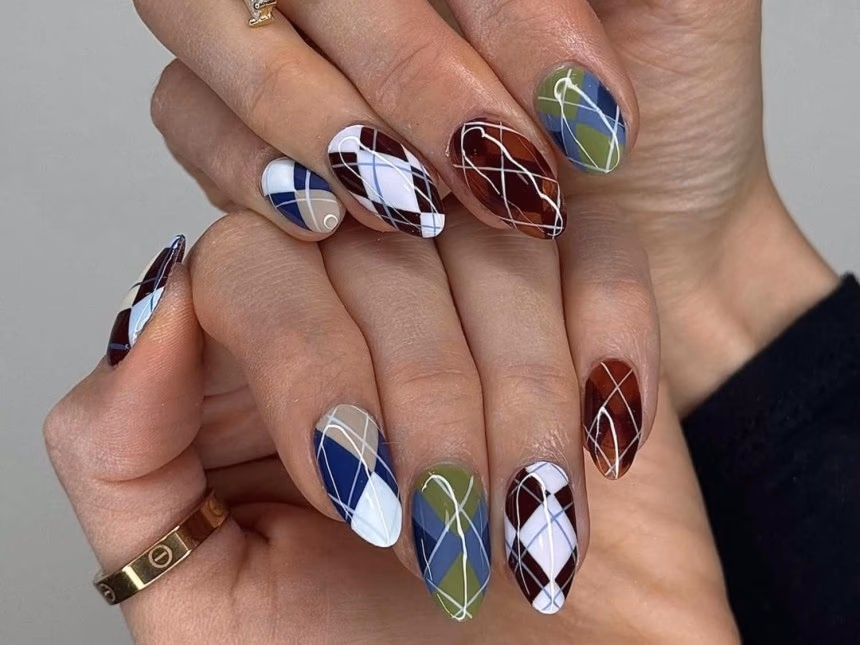 Preppy Plaids, Tweed Textures, and the Quiet Reinvention of Nail Trends in 2026